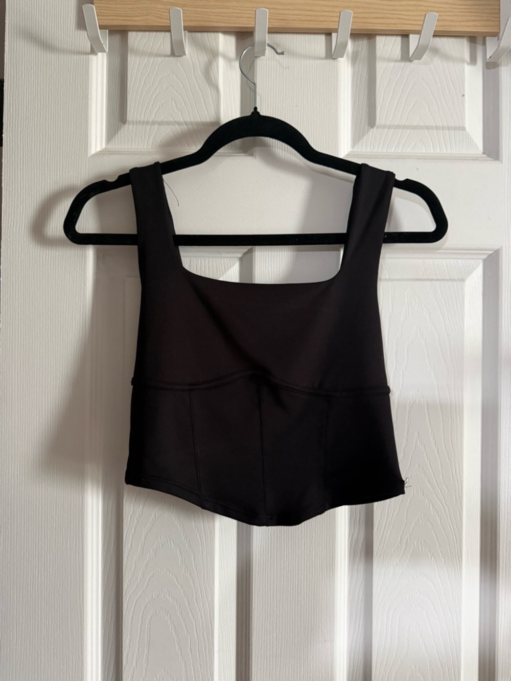 Black Women's Corset Style Crop Top